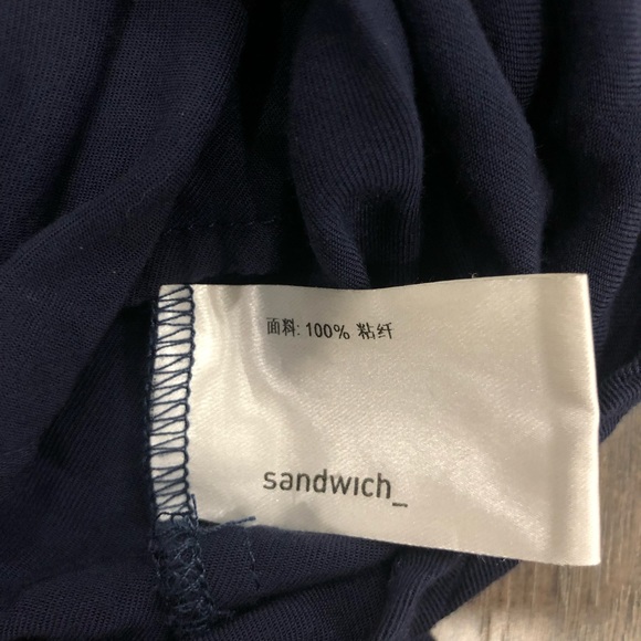 Boutique Flowy Navy Dress with Pockets - Picture 3 of 5